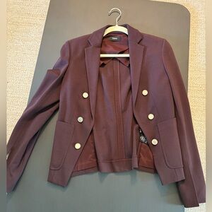 Theory Women's Burgundy maroon Blazer 2